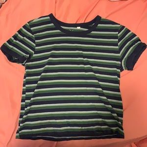 Green Stripped Shirt